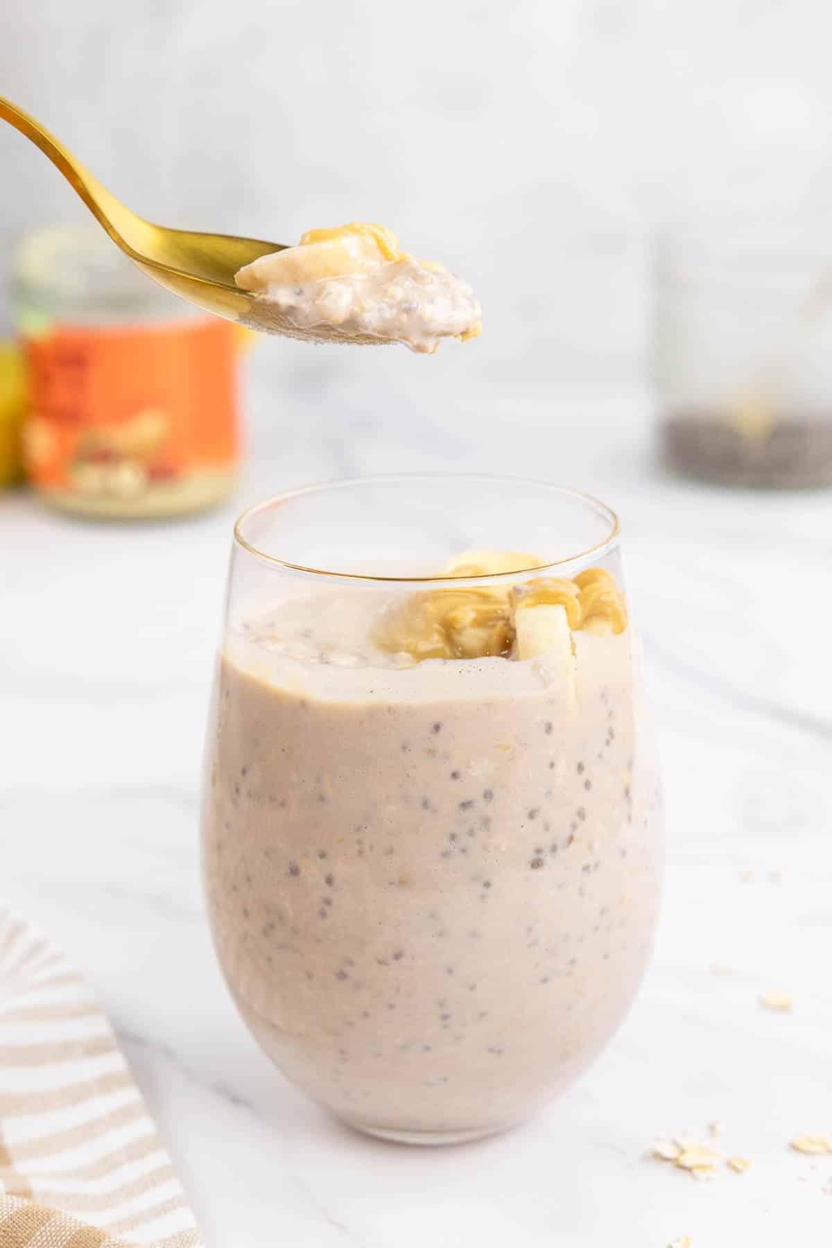 High Calorie Overnight Oats - Weight Gain Recipes