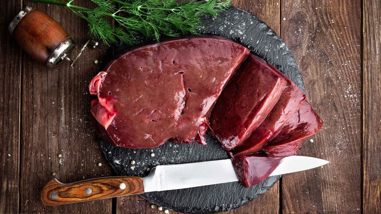 12 Healthy Foods That Can Speed Up Muscle Gain 11 Beef liver on a table