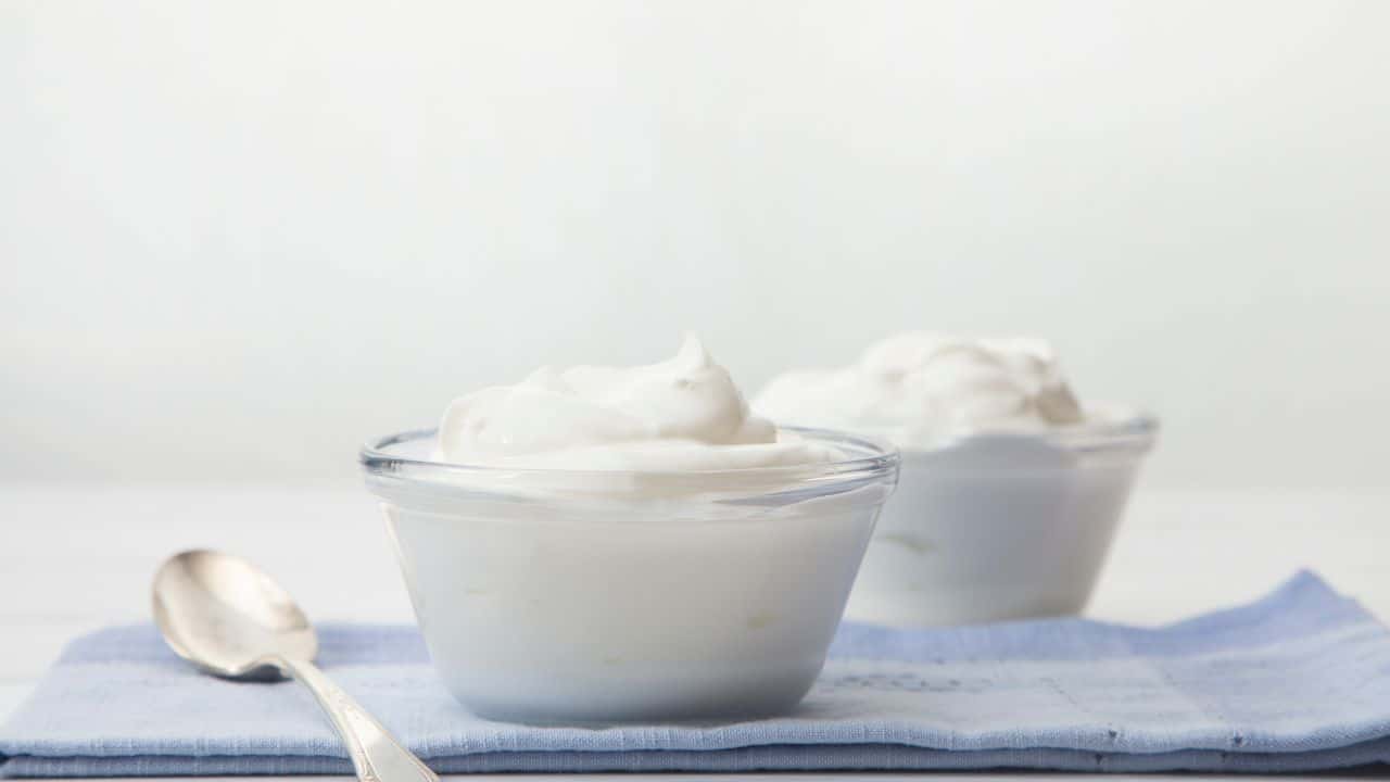 7 Surprising High-Protein Foods That Aren’t Meat 6 Greek yogurt in a bowl