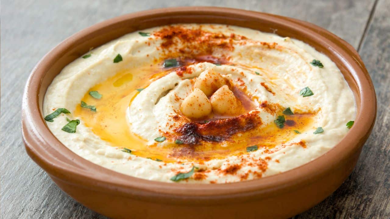 10 Common Foods That Are Secretly High in Calories 10 Hummus in a bowl